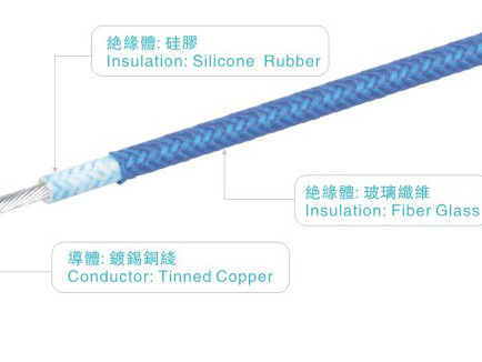 UL3069 600V 150C 20-26AWG Fiber Glass silicone  wires and cables FT2 for home appliance,lighting,industrial power wires
