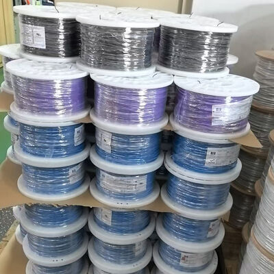 UL3075 600V Rated Voltage 200C Rated Temperature 10AWG Diameter High Flexible Silicone Rubber Fiberglass Braided Wire