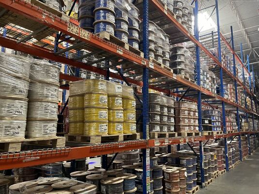 UL3075 600V Rated Voltage 200C Rated Temperature 10AWG Diameter High Flexible Silicone Rubber Fiberglass Braided Wire