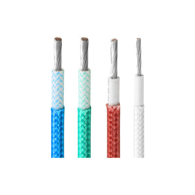 2AWG 4AWG 6AWG 8AWG 10AWG 12AWG 14AWG 16AWG Flexible Glasfaser Geflecht Kupfer Silicone Kautschukdraht