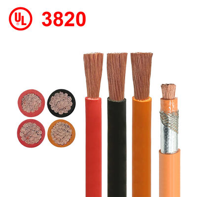 UL3820 XLPE-Batteriekabel 125C 1000V Hochspannungskabel für Elektrofahrzeuge für den Automobil- und Industriegebrauch