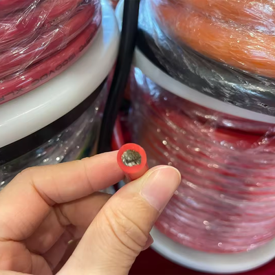 200C High Temperature 600V Rated Voltage Super Soft Silicone Battery Cable for Energy Storage Systems